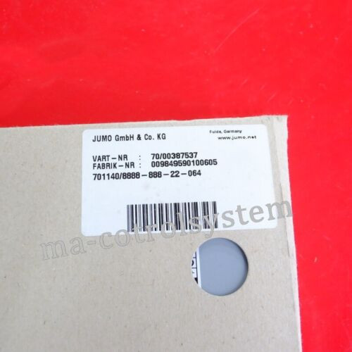 Jumo 00387537?701140/8888-888-22-064?Brand New Fast Shipping By Dhl