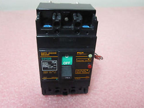 FUJI Electric EG102B Earth Leakage Detector  Circuit Breaker 75A  30mA