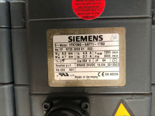 1Pcs Used Working 1Fk7060-5Af71-1Tb3