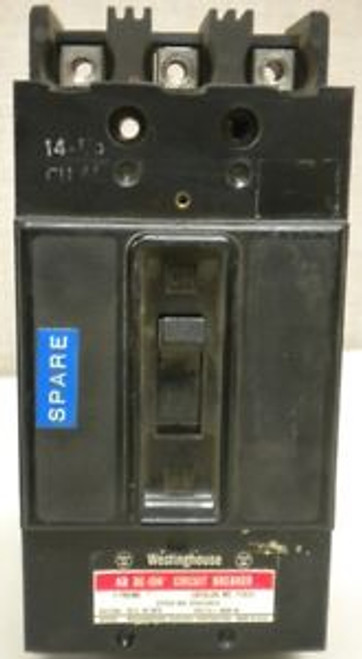 WESTINGHOUSE F3020 600 VAC 20 Amp 3 Pole CIRCUIT BREAKER