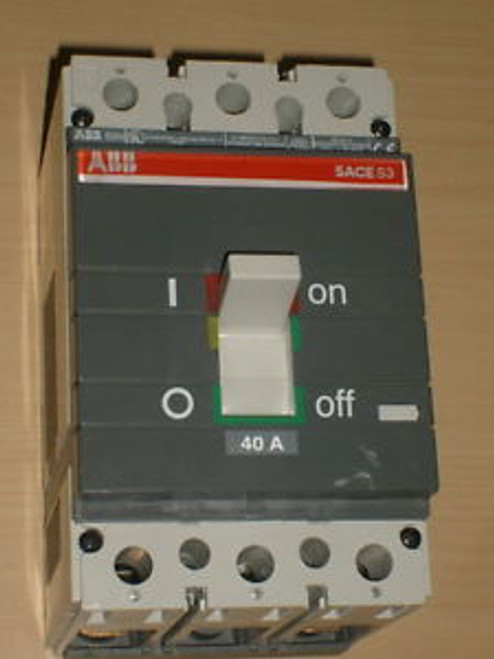 ABB SACE Circuit Breaker 3 Pole 40A S3N 600V