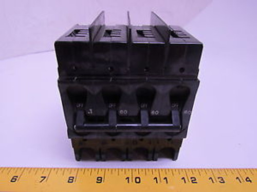 Airpax 209-4-3595-1 Series 209 4 pole Circuit Breaker 250 VAC 10 Amp Aux Switch