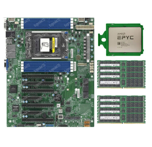 Amd Epyc 7K62 Cpu + Supermicro H12Ssl-I + 2133P Ram Multiple Choices