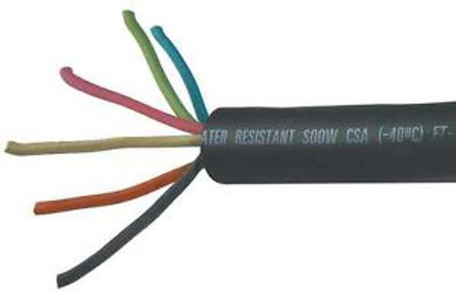 Carol Wxp-4A-1006-50 Service Cord,Soow,Black,10/6,50 Ft. G7836376