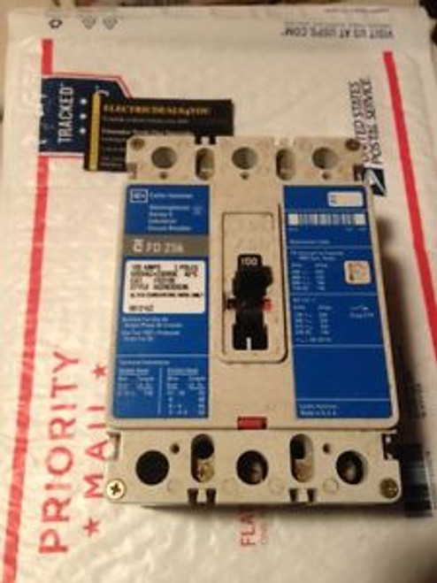 CUTLER-HAMMER/WESTINGHOUSE FD3100 3 POLE 100A 600V BREAKER 007