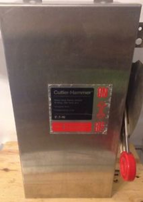 DH361FWK Cutler Hammer Safety Switch Used Working Condition
