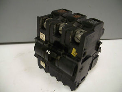 FEDERAL PACIFIC CIRCUIT BREAKER CATNB 70A/240V/3POLE