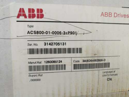 1Pc For New Acs800-01-0006-3+P901