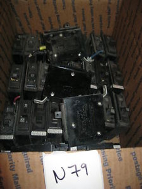 N79 WESTINGHOUSE CIRCUIT BREAKERS 25 PLUS PIECES ASSORTED QUICKLAG DEAL