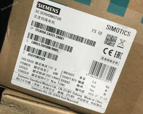 1Pc New In Box Siemens 1Fl6054-2Af21-2Mb1 1Fl6054-2Af21-2Mb1