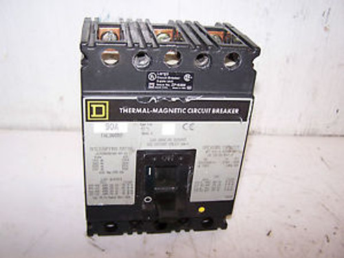 SQUARE D 90 AMP CIRCUIT BREAKER FAL36090 3 POLE 600 VOLT