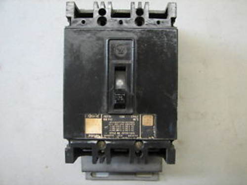 Westinghouse FB3125 125 Amp 3 Pole 600Vac Circuit Breaker