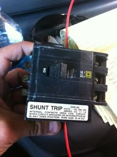 3 pole 70 amp shunt trip breaker square d qob370vh1021