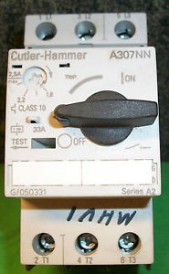 Cutler Hammer A307-NN Motor Protector 1.8-2.5 Amp Starter G/050331