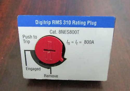 Cutler Hammer Rating Plug 8NES800T Style 6644C74G08