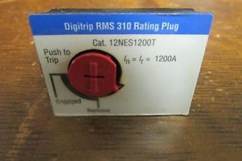 CUTLER HAMMER WESTINGHOUSE 12NES1200T 1200 AMP ND Rating Plug 6644C74G02