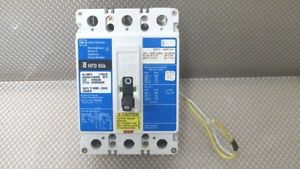 CUTLER HAMMER WESTINGHOUSE HFD 65K BREAKER 40 AMP 600 VAC W/ SHUNT MODEL HFD3040