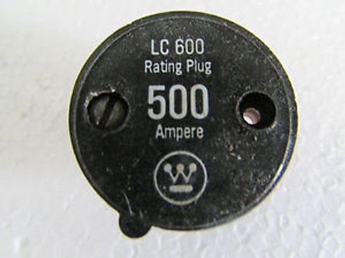 Cutler Hammer Westinghouse Rating Plug 6LC500 2608D88G17