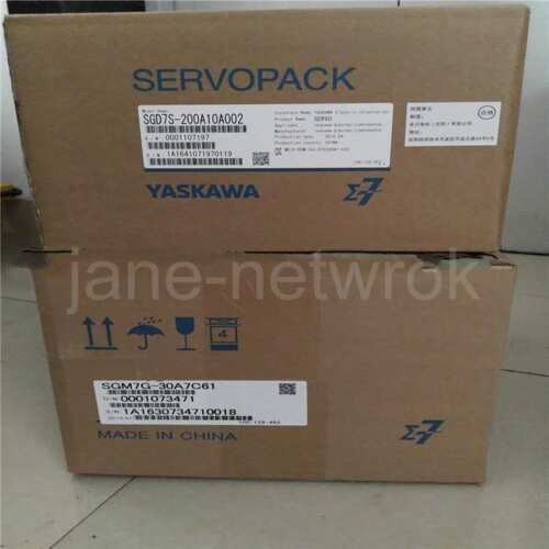 1Pc New  Driver And Motor Sgm7G-30A7C61+Sgd7S-200A10A002  #Lyd