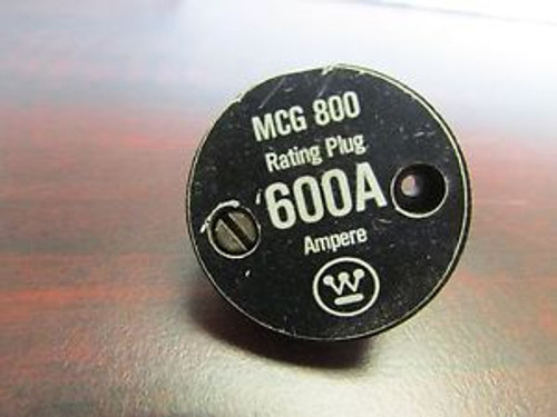 Cutler Hammer Westinghouse Rating Plug 8MCG 600 2608D29G03