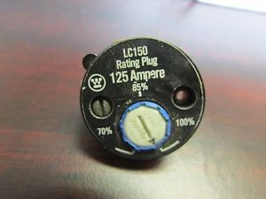 Cutler Hammer Westinghouse Rating Plug A1LC125 2608D89G02