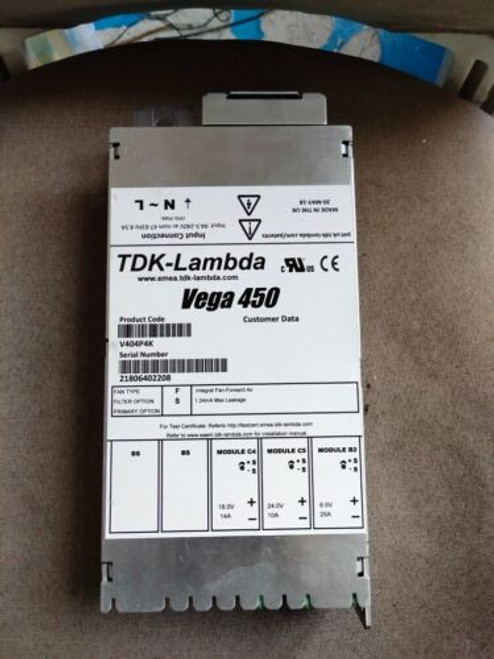 1 Pc Used Good V404P4K  Tdk-Lambda Vega 450