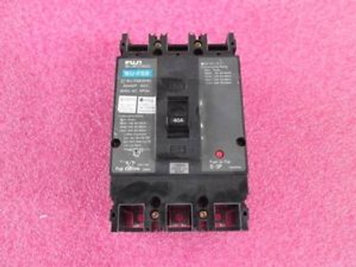 Fuji Electric BU-FSB3040 Circuit Breaker 40A 600VAC 3Pole