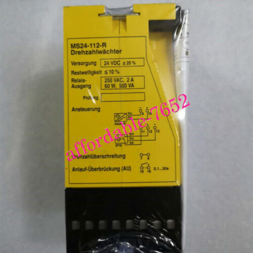 1Pc For  New  Ms24-112-R  Safety Relay Fedex Or Dhl