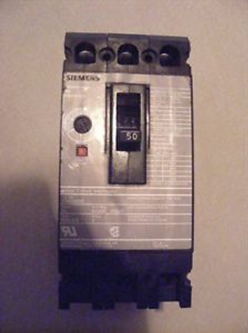 Siemens ED63A050  50AMP 600 VAC  Breaker