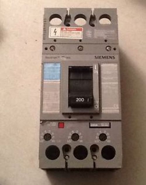 Siemens FXD63B200 Circuit Breaker 200Amp 600V