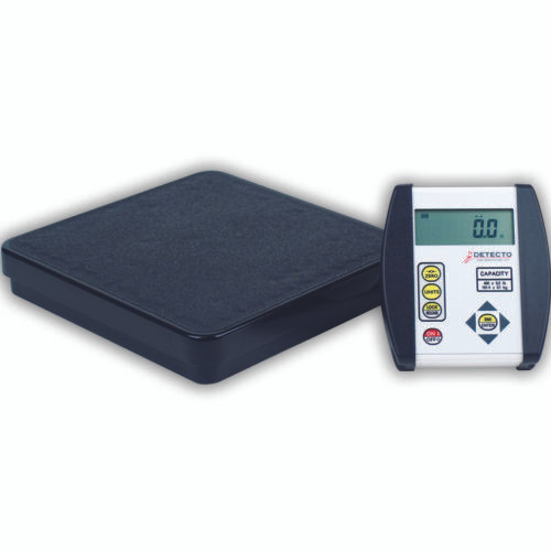 Detecto Dr400-750 Portable Home Healthcare Scale 400 Lb X 0.2 Lb, W/ Ac Adapter