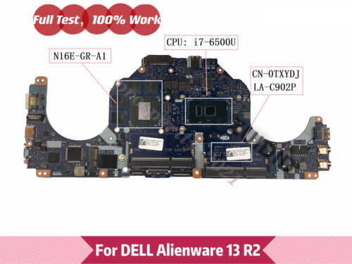 For Dell Alienware 13 R2 With I7-6500U Cpu Motherboard La-C902P Cn-0Txydj 0Txydj