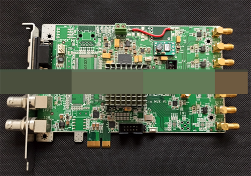 1Pc Used    Industrial Computer Acquisition Card Pci-E Mux V1 Innofidei 1Pps 7