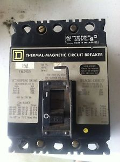 Square D Company, Thermal Magnetic Circuit Breaker 40A, FAL34040 Series 2