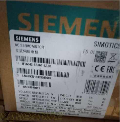 New 1Fl6042-1Af61-2Ab1 V90 400V Pn=0.4Kw S-1Fl6