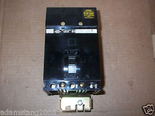 Square D FA FA36100 100  amp 3 pole 600v circuit Breaker black style