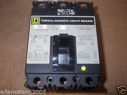 SQUARE D FCP 3 pole 40 amp 480v FCP34040MT Circuit Breaker FCP34040MT