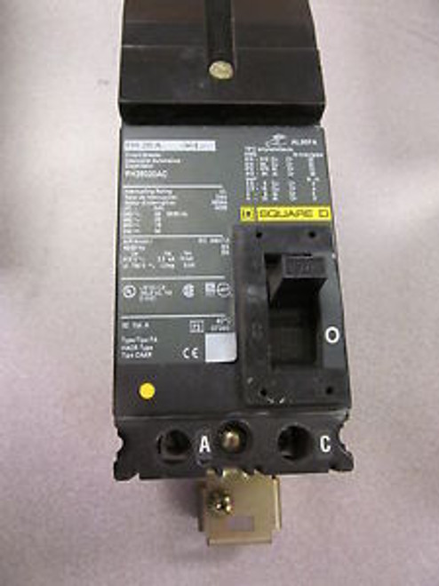 Square D FH26020AC I Line Circuit Breaker 20 Amp 600 V 2 Pole