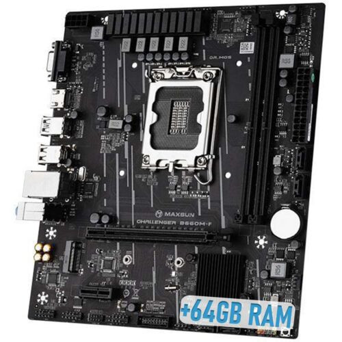 Motherboard Micro-Atx Ddr4 64Gb Ram Intel Core I7 12 13 Gen Gaming Pcie 4.0 Pc