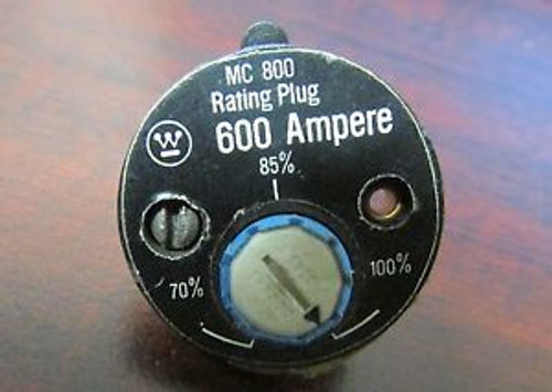 WESTINGHOUSE A8MC600 600 Amp MC800 Adjustable Rating Plug 2603D15G12