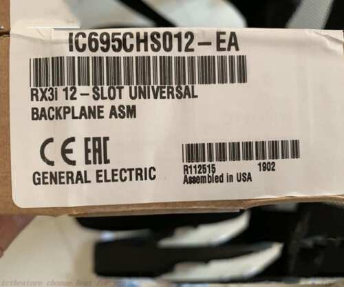 One Ic695Chs012 Ge Pacsystems Rx3I  With Warranty