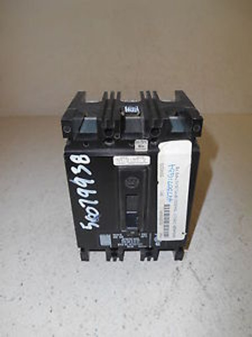 WESTINGHOUSE FB3015 CIRCUIT BREAKER, 15A, 600 VAC, 3 POLE, USED