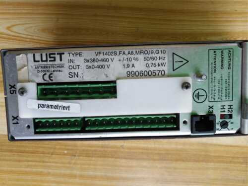 1Pcs Used Working Vf1402S, Fa, A8, Mro, I9,G10 Drive