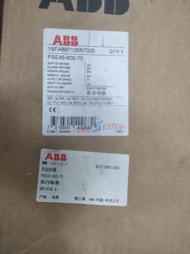 One Abb Soft Initiator Pse45-600-70 New