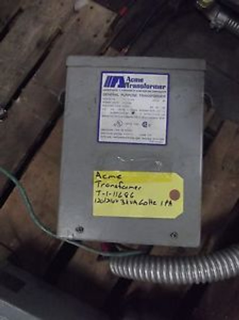 ACME  3.0 KVA Transformer T-1-11686  Single Phase HV 120x240, LV 12 x 24