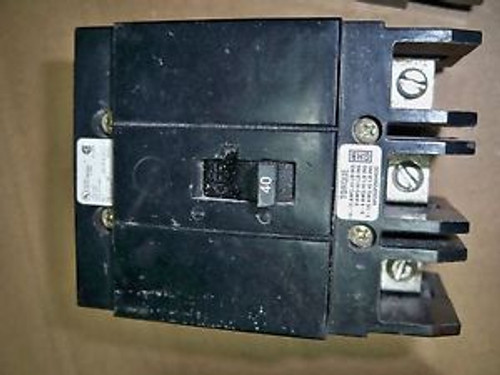 Cutler Hammer GHB3040 circuit breaker 3pole 40amp  480v GHB warranty