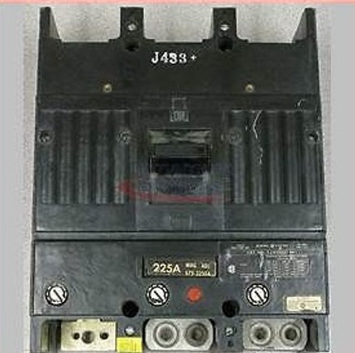 GE TJJ436225 Circuit Breaker, 225 Amp, Used