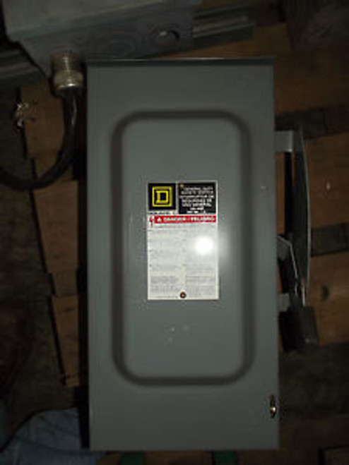 SQ D Square D 100 Amp Disconnect Safety Switch  D223NRB  240 vac