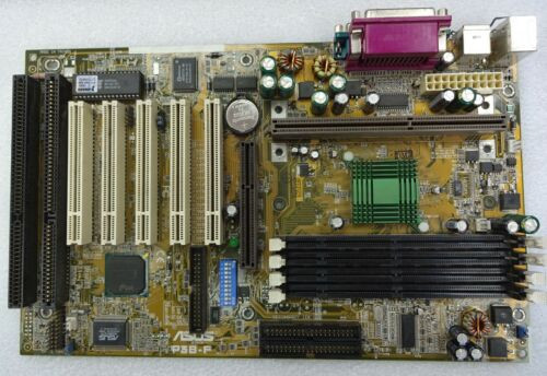Asus P3B-F Motherboard Intel Bx Slot 1 5X Pci 2X Isa  2X Com P3Bf