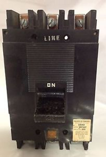 SQUARE D  3 POLE 125 AMP ML3 CIRCUIT BREAKER   600VOLTS